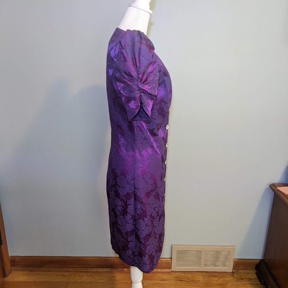 Vintage All That Jazz Button Down Floral Dress - Picture 5 of 7